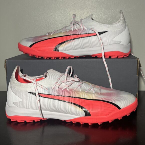 Puma Other - Puma Ultra ULTRAWEAVE Men's Size 12 Indoor Turf Soccer Shoes White 107502-01
